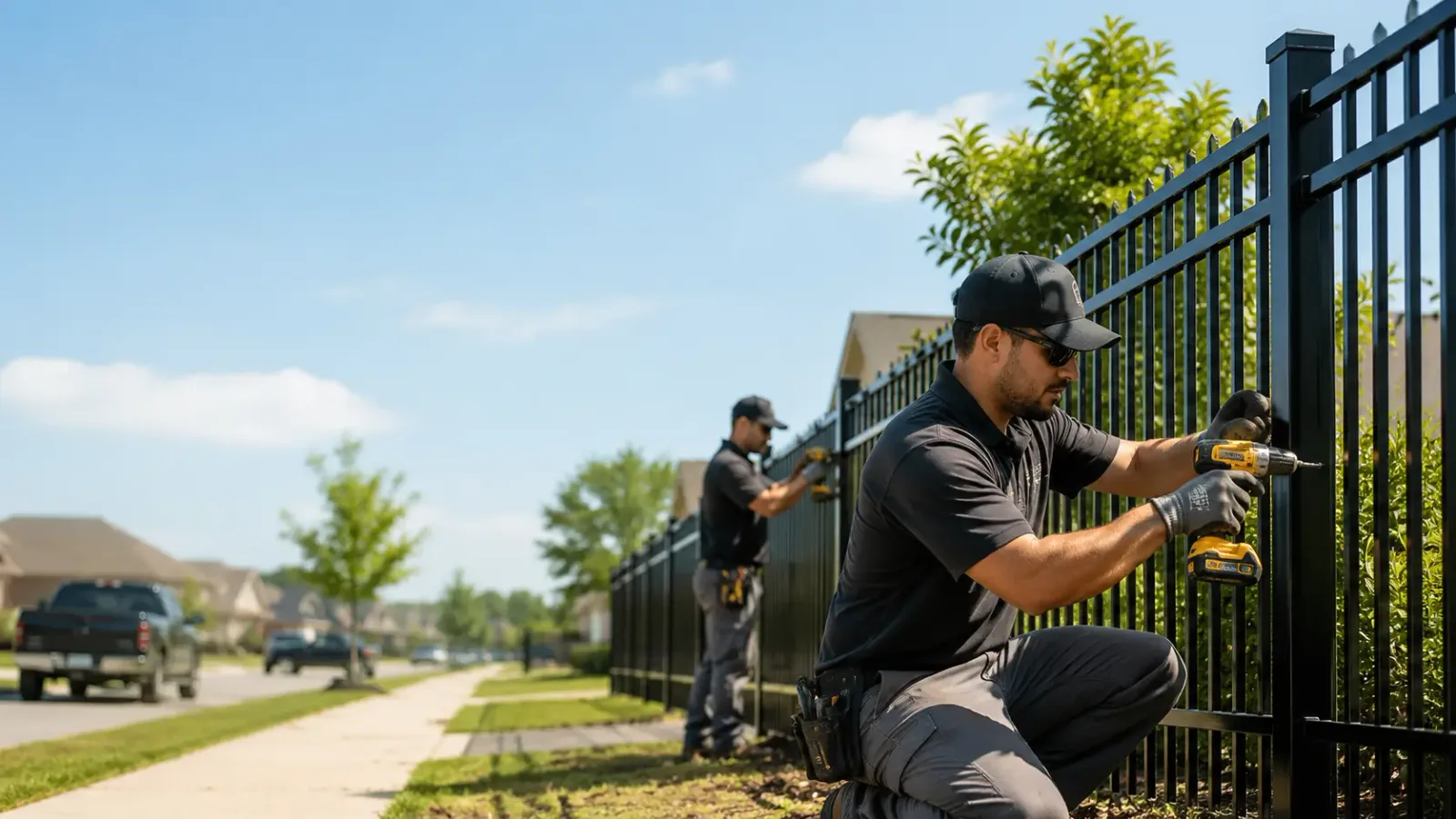 Metal Fence Installation in Boomer, NC